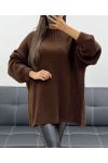 MORBIDO MAGLIONE OVERSIZE AH255091 CIOCCOLATO