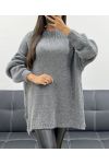 MORBIDO MAGLIONE OVERSIZE AH255091 GRIGIO SCURO