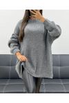 MORBIDO MAGLIONE OVERSIZE AH255091 GRIGIO SCURO