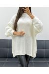 MORBIDO MAGLIONE OVERSIZE AH255091 BIANCO
