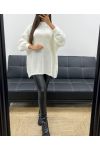 MORBIDO MAGLIONE OVERSIZE AH255091 BIANCO