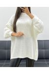 MORBIDO MAGLIONE OVERSIZE AH255091 BIANCO