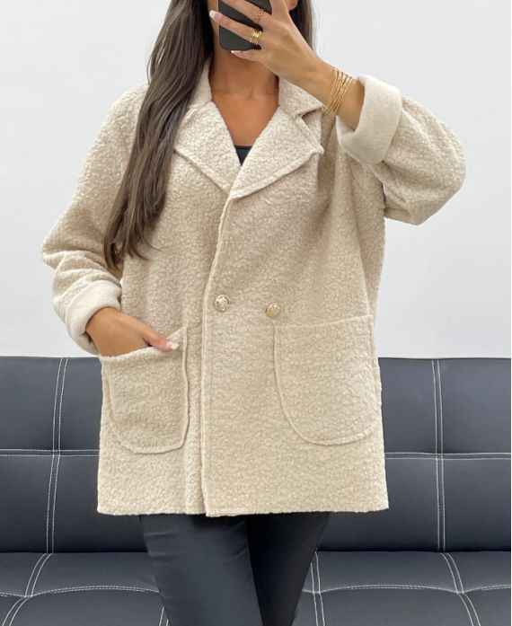 MOUMOUTE 2-POCKET JACKET AH255167 BEIGE