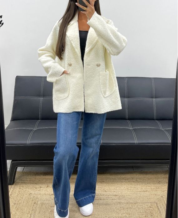 MOUMOUTE 2-POCKET JACKET AH255167 WHITE
