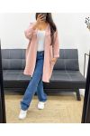 GILET A CAPUCHE NEW YORK CITY AH255105 ROSE