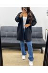 GILET A CAPUCHE NEW YORK CITY AH255105 NOIR