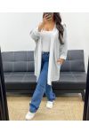 VEST MET CAPUCHON NEW YORK CITY AH255105 GRIJS