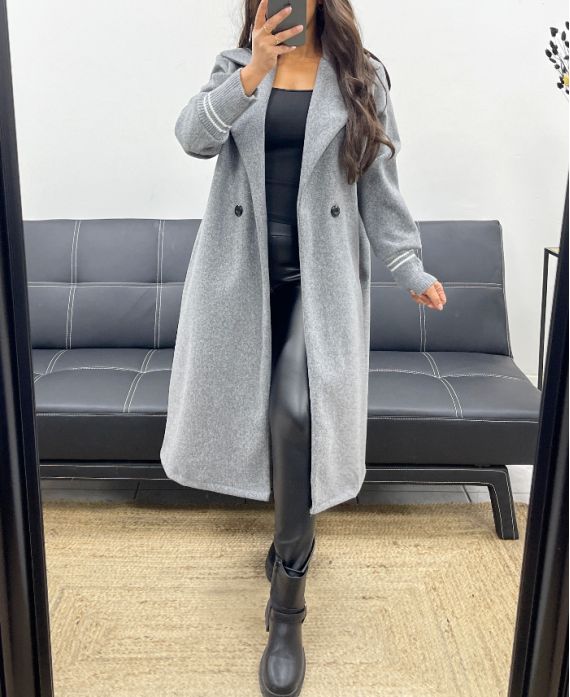 CAPPOTTO AH255175 GRIGIO