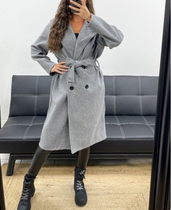MANTEAU TRENCH AH2555078 GRIS