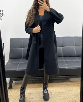 MANTEAU TRENCH AH2555078 NOIR