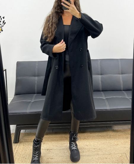 MANTEAU TRENCH AH2555078 NOIR