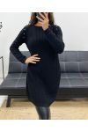 PULL ROBE MAILLE A PERLES AH2555094 NOIR