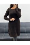 PULL ROBE MAILLE A PERLES AH2555094 MARRON
