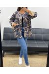 VESTE SUEDINE IMPRIMéE AH2555099 MARINE