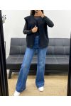 VESTE EN LAINE A POILS DOUX 2 POCHES AH555019 NOIR
