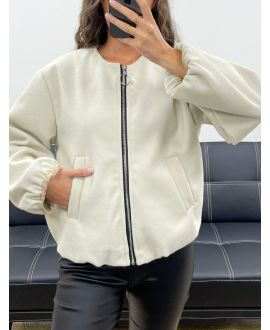 BOMBERS ZIP 2 POCHES AVEC DOUBLURE AH2555050 BEIGE