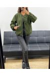 BOMBERS ZIP 2 POCHES AVEC DOUBLURE AH2555050 KAKI