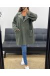 VESTE AMPLE LAINE 2 POCHES AH2555024 KAKI