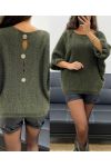JERSEY DE MOHAIR CON BOTONES AH2555066 CAQUI