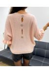 MOHAIR PULLOVER WITH BUTTONS AH2555066 PINK