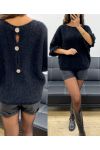 MOHAIR PULLOVER WITH BUTTONS AH2555066 BLACK