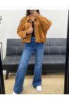 SUEDE JACKET AH2555040 CAMEL
