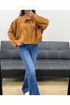 SUEDE JACKET AH2555040 CAMEL