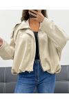 WILDLEDERJACKE AH2555040 BEIGE