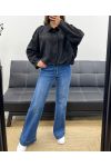 SUEDE JACKET AH2555040 BLACK