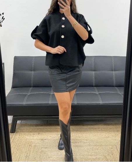 CAPE AH2555083 BLACK