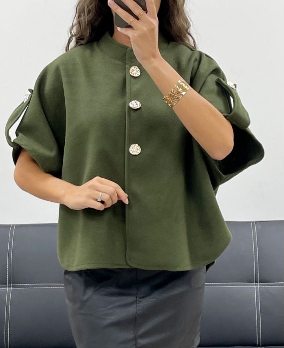 CAPE AH2555083 KHAKI