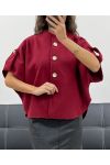 CAPE AH2555083 BURGUNDY