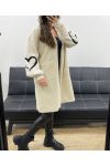 BI-MATERIAAL JAS AH2555035 BEIGE