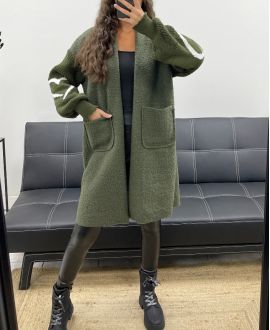 BI-MATERIAAL JAS AH2555035 KHAKI