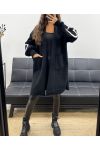 CAPPOTTO BI-MATERIALE AH2555035 NERO
