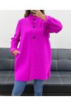 BUTTON-DOWN COAT AH2555053 FUSHIA