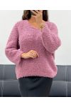 KNITTED SWEATER TEDDY AH2555013 PINK