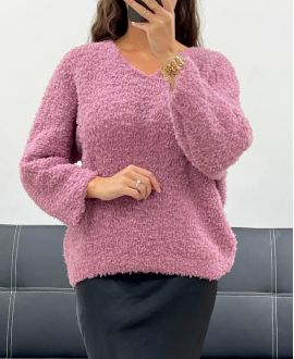 KNITTED SWEATER TEDDY AH2555013 PINK
