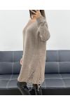 DESTROY AH255200 TAUPE KLEID PULLOVER