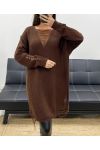 DESTROY AH255200 SCHOKOLADENKLEID PULLOVER