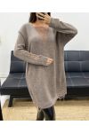 DESTROY AH255200 TAUPE KLEID PULLOVER