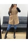 MOUWLOOS JASJE VAN WOL MET GESP + RIEM AH255226 CAMEL