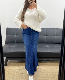 JEANS LANGE ROK AH255205 MAAT L