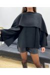 CAPE DRAPEE AH255220 NOIR