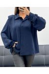 OVERHEMD MET EPAULETTEN AH255192 NAVY