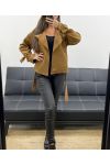 SUEDE JACKET AH255188 CAMEL