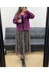 SUÈDE JAS AH255188 PLUM