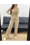 CONJUNTO DE ACCESORIOS DE MUJER DE 2 PIEZAS AH255253 BEIGE