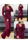 JUEGO DE ACCESORIOS DE 2 PIEZAS PARA MUJER AH255253 BURDEOS