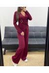 JUEGO DE ACCESORIOS DE 2 PIEZAS PARA MUJER AH255253 BURDEOS